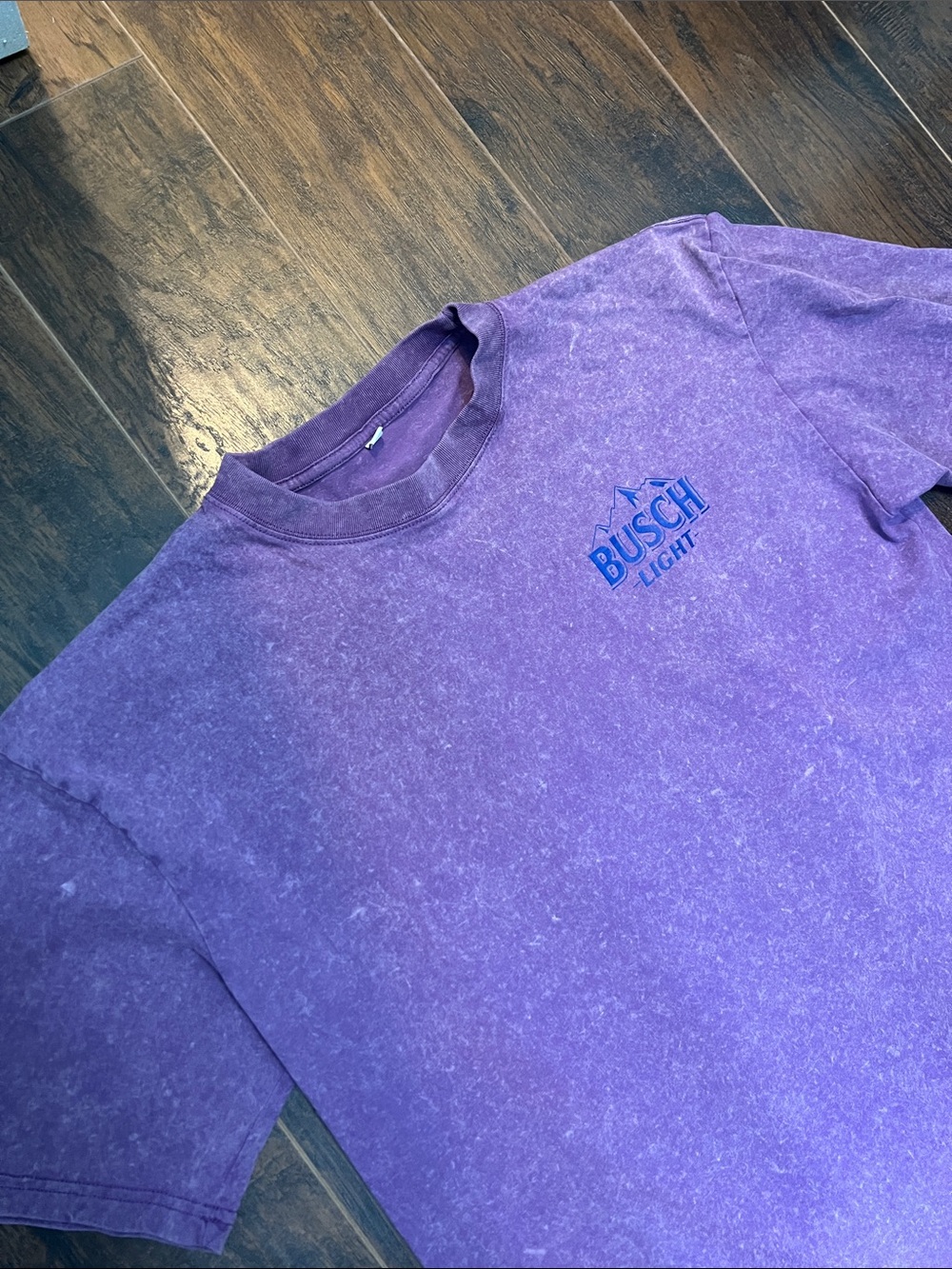 XL Purple  Graphic Tee with Dog & Cooler Print - Picture 3 of 4